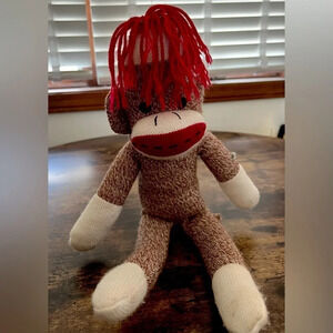 VINTAGE- Sock Monkey | stuffed animal/plush​